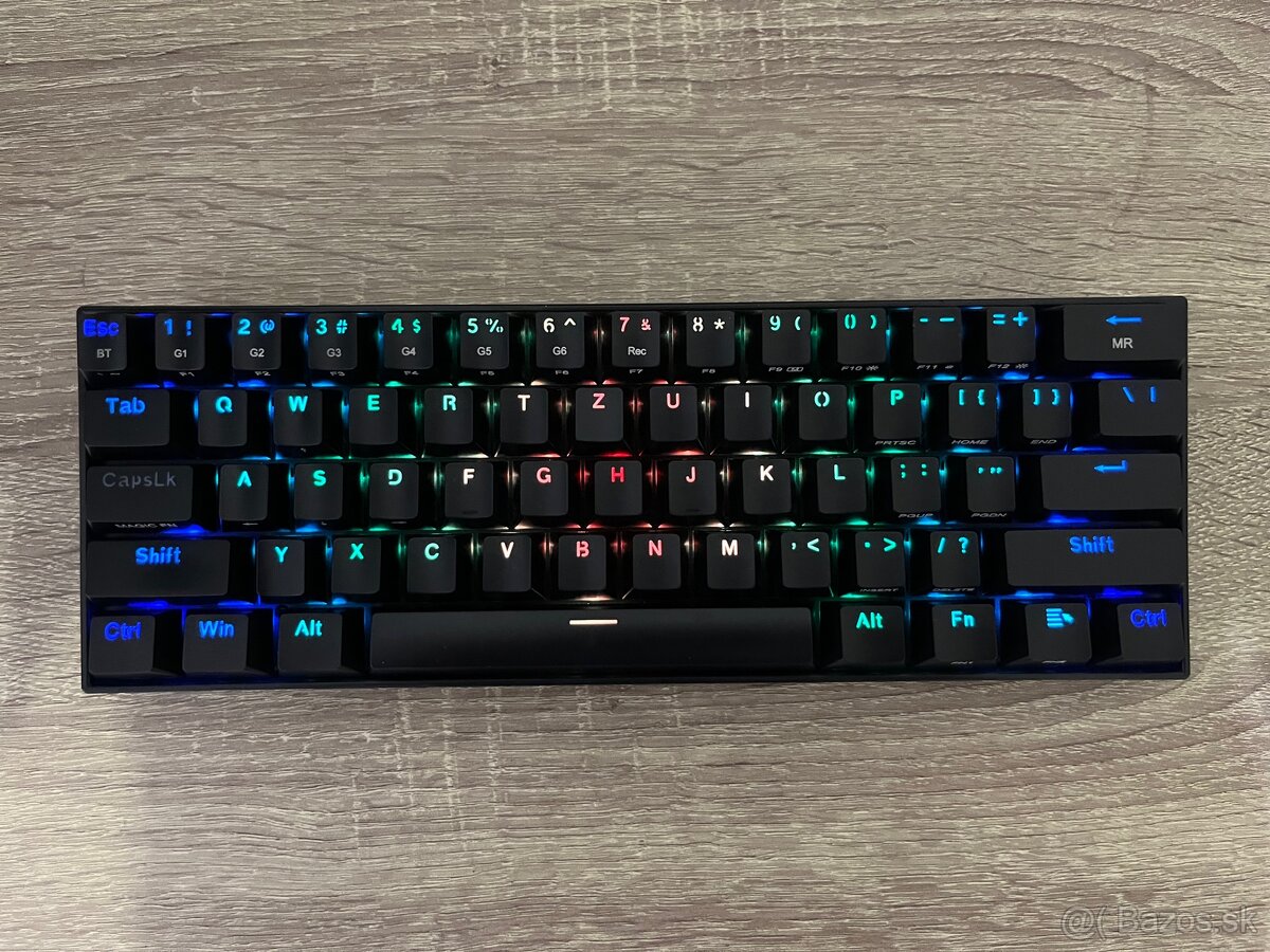 Klávesnica Redragon Draconic K530 RGB, čierna