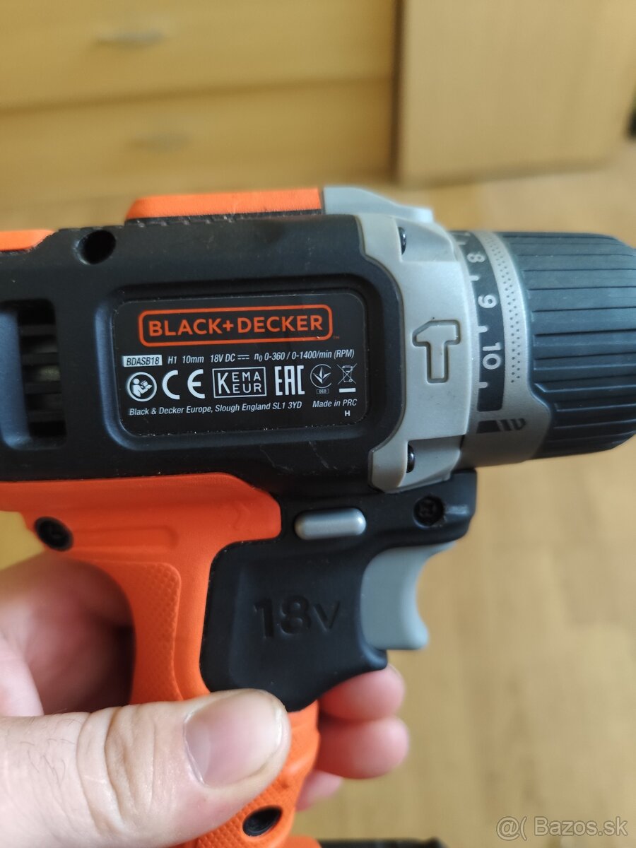 Aku náradie  Black Decker bez nabíjačky