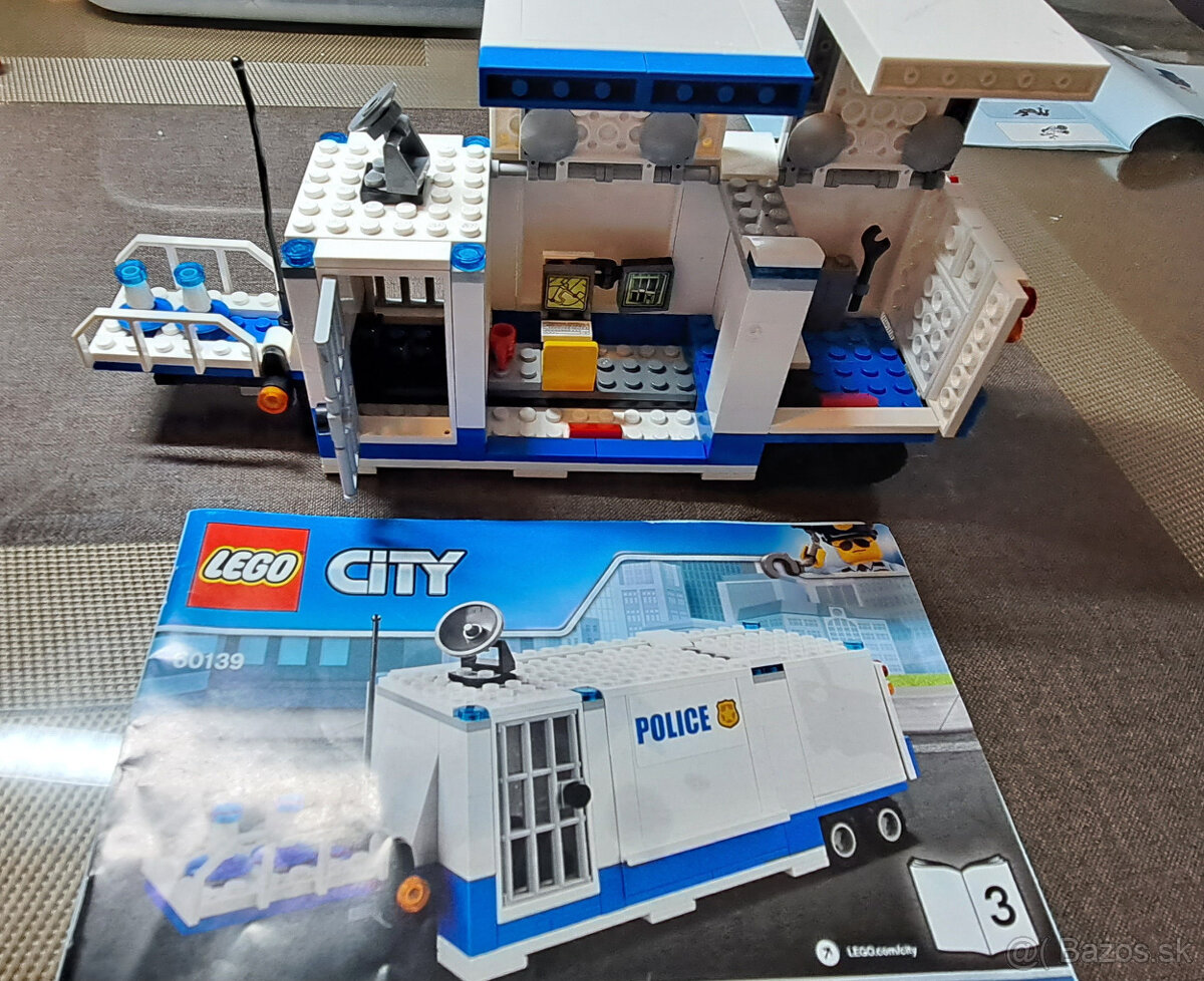 Predam LEGO City 60139 Mobilné veliteľské centrum