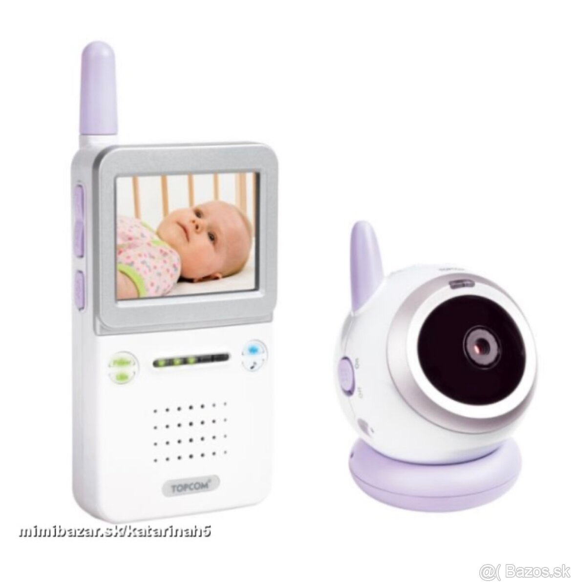 Elektronická video pestúnka Babyviewer 2500 Topcom