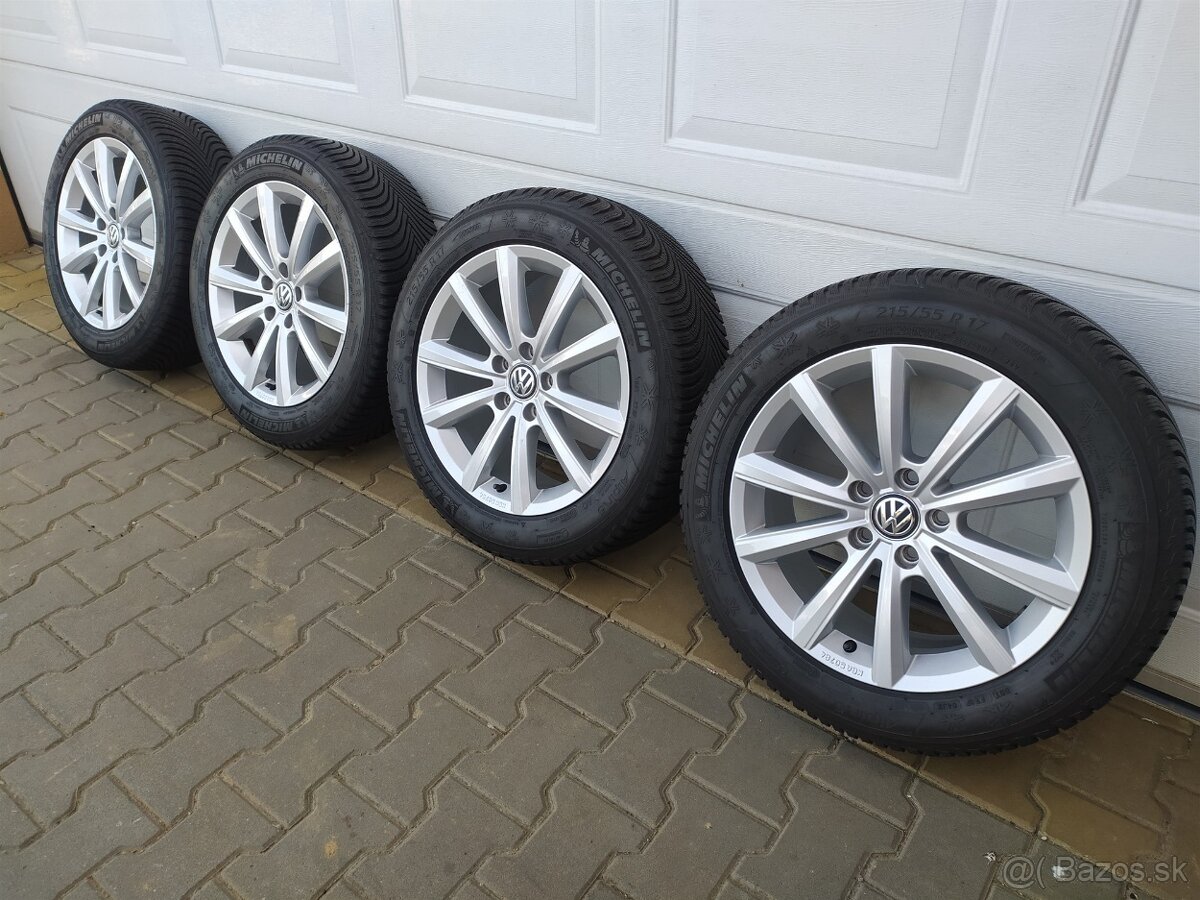 Originálne ALU disky VW, Škoda, Seat 5x112 R17 ET45