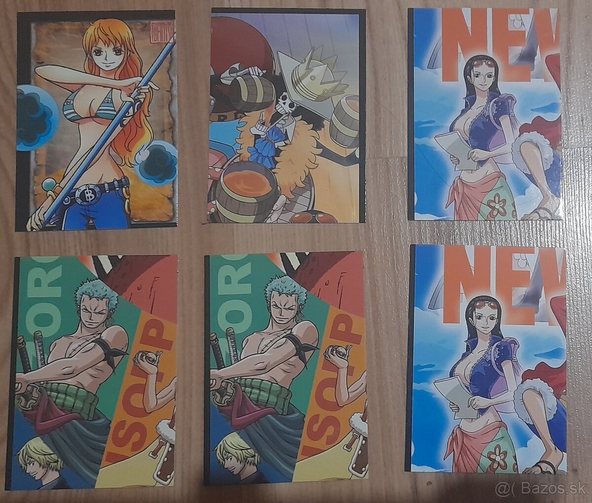 One piece kartičky panini