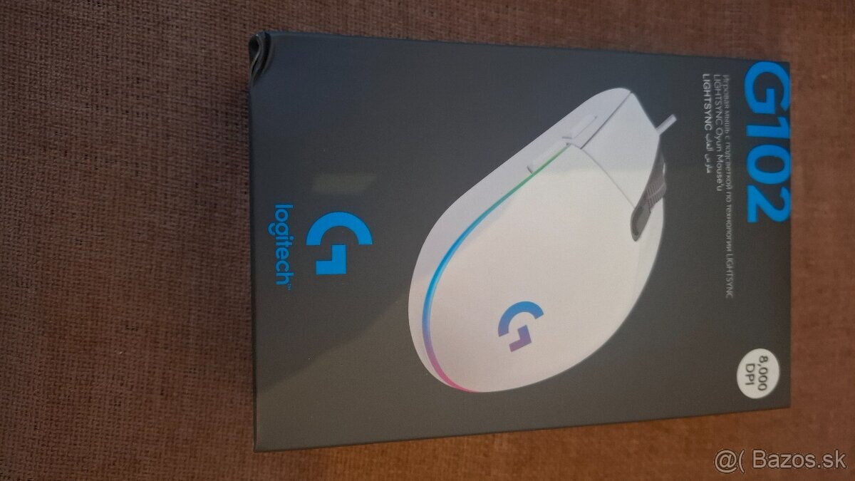 Predam novu drotovu mys Logitech G102 LightSync white