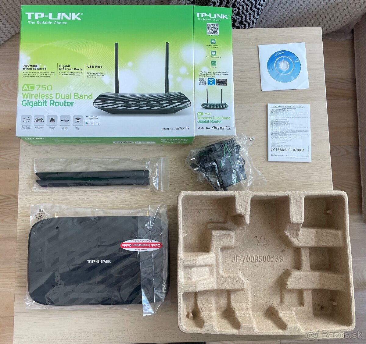 TP LINK AC 750 WIRELESS DUAL BAND GIGABIT ROUTER