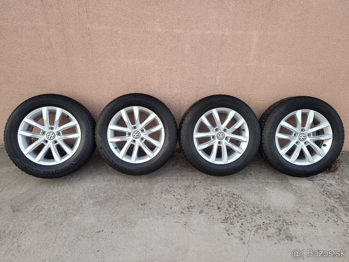 Predám kolesa Volkswagen 5x112 R16 Sepang