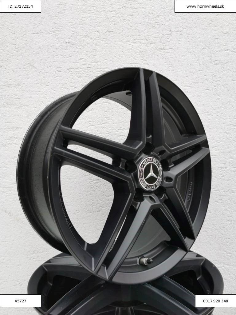 Mercedes C, A, B, CLA alu disky 7x17 5x112 ET48,5 1231