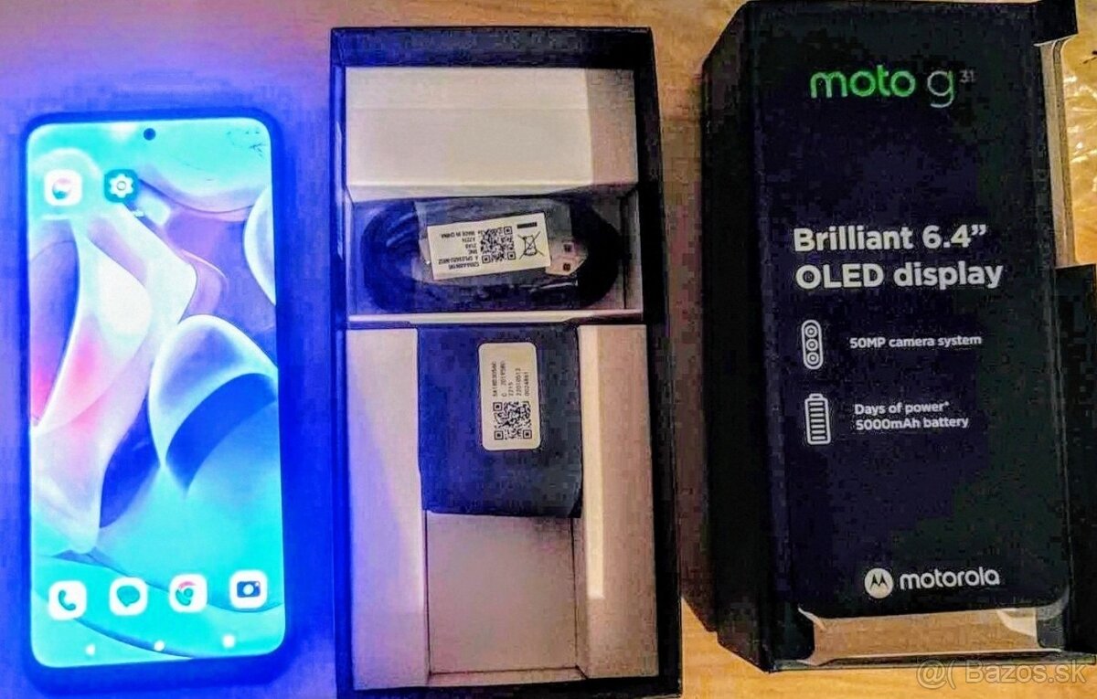 Predám moto g31 4gb 64gb dual sim nfc