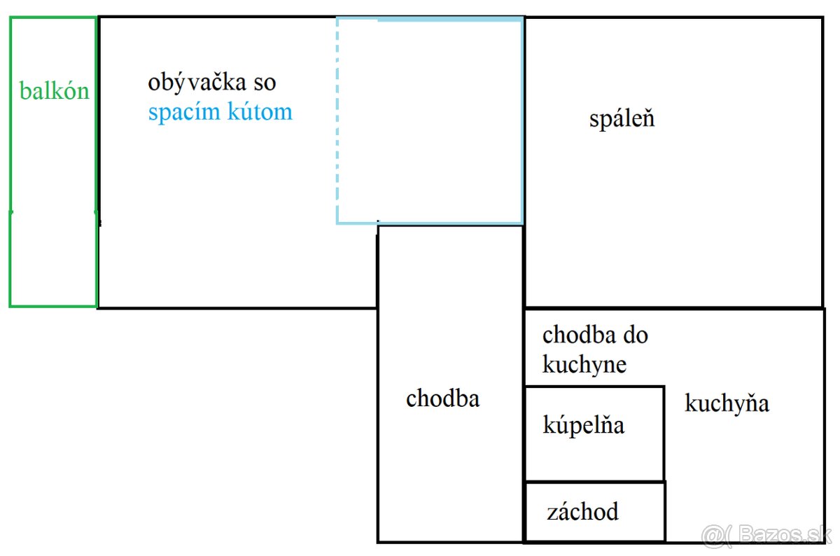 2-izbový byt v centre Zvolena - luxusná lokalita