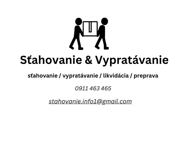 Sťahovanie & Vypratávanie