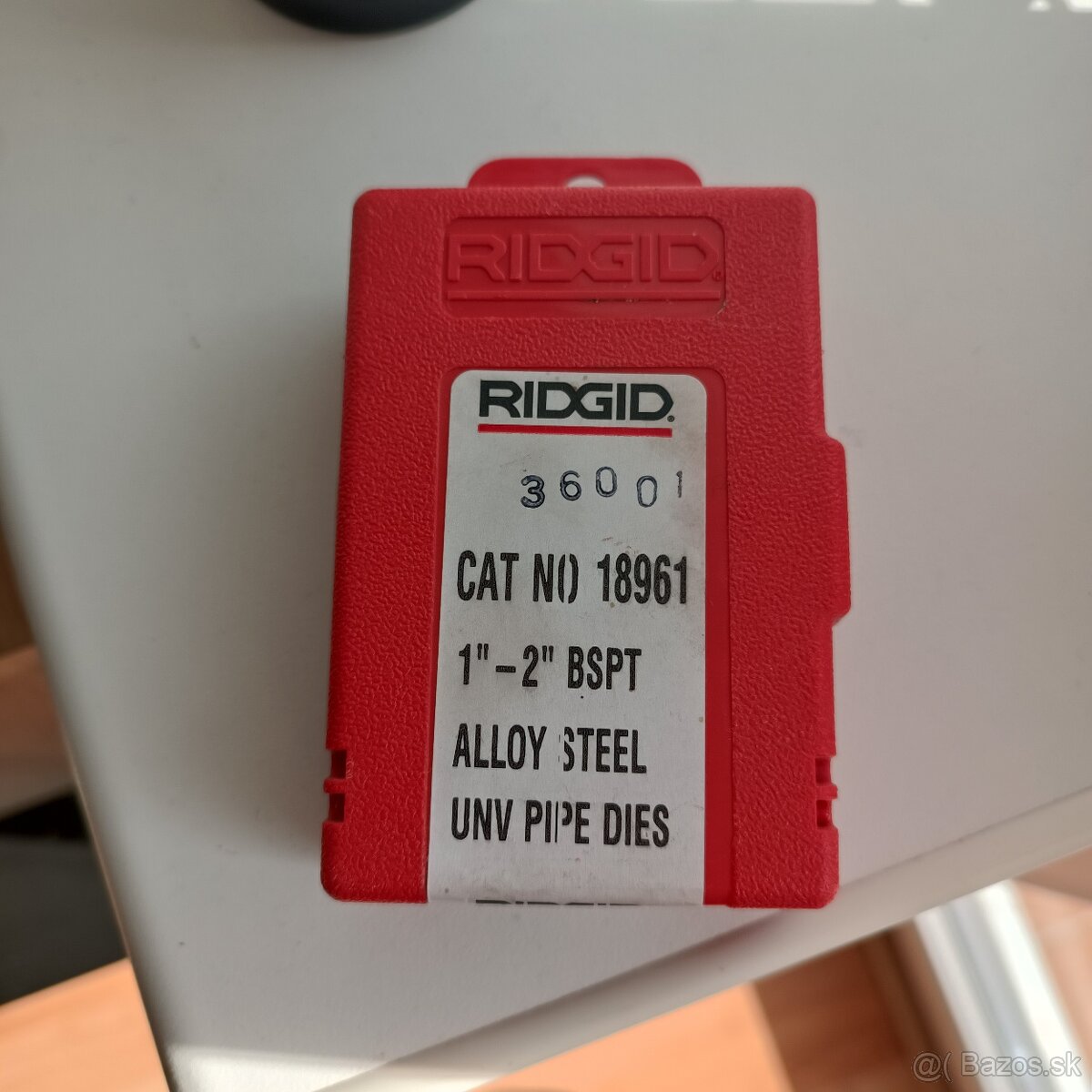 RIDGID Závitorezné nože BSPT 1/2” - 3/4”