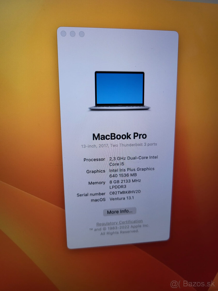 Macbook pro 2017