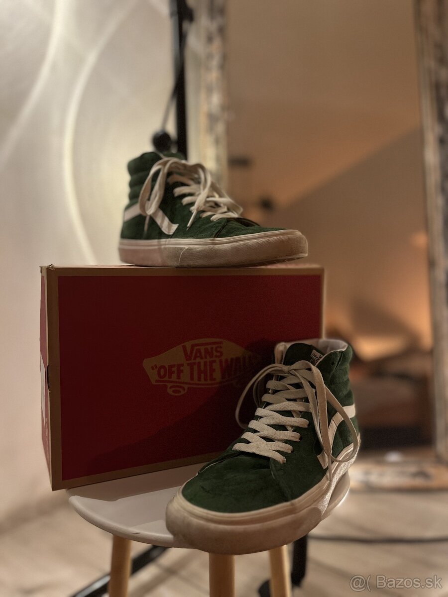 Vans Old Skool High - green - veľ 39