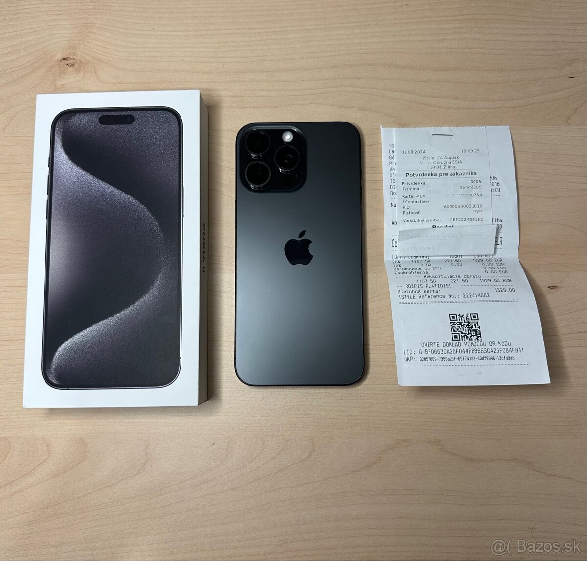 IPhone 15 Pro Max 256gb Black Titanium