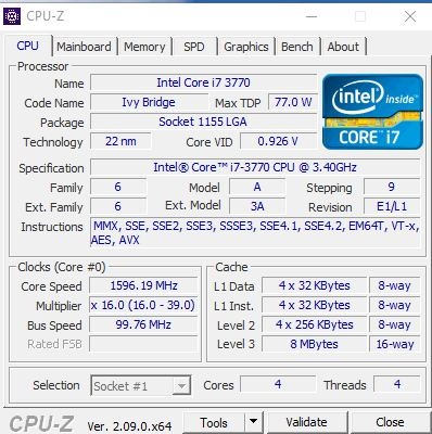 Predám PC DELL 7010 SFF /i7-3770, 4x3.40GHz/ 1024GB HDD/ 32