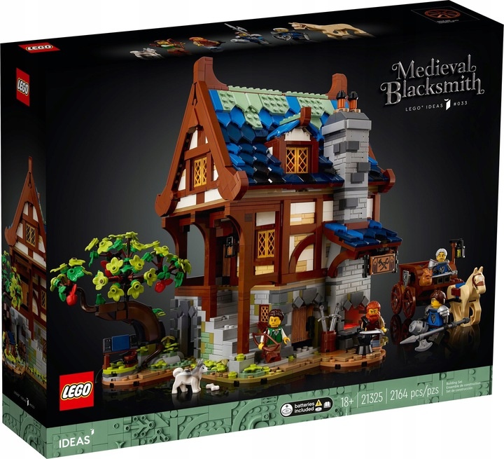 Lego Ideas 21325 Stredoveká kováčska dielňa -