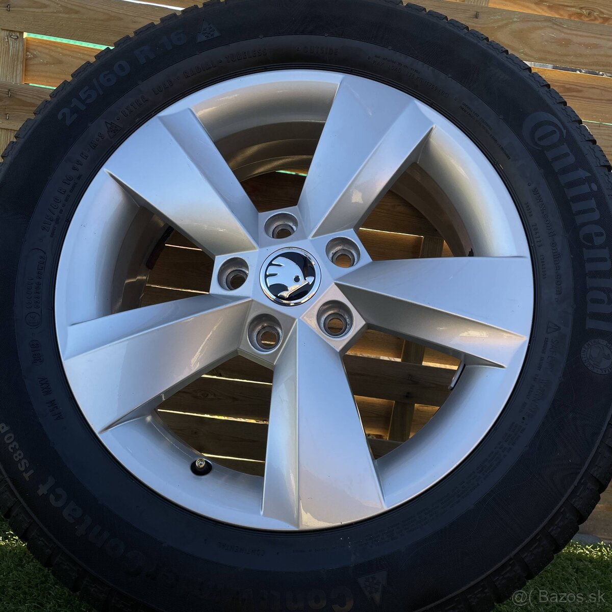 16" Hliníkové disky + zimne pneu orig. SKODA Karoq