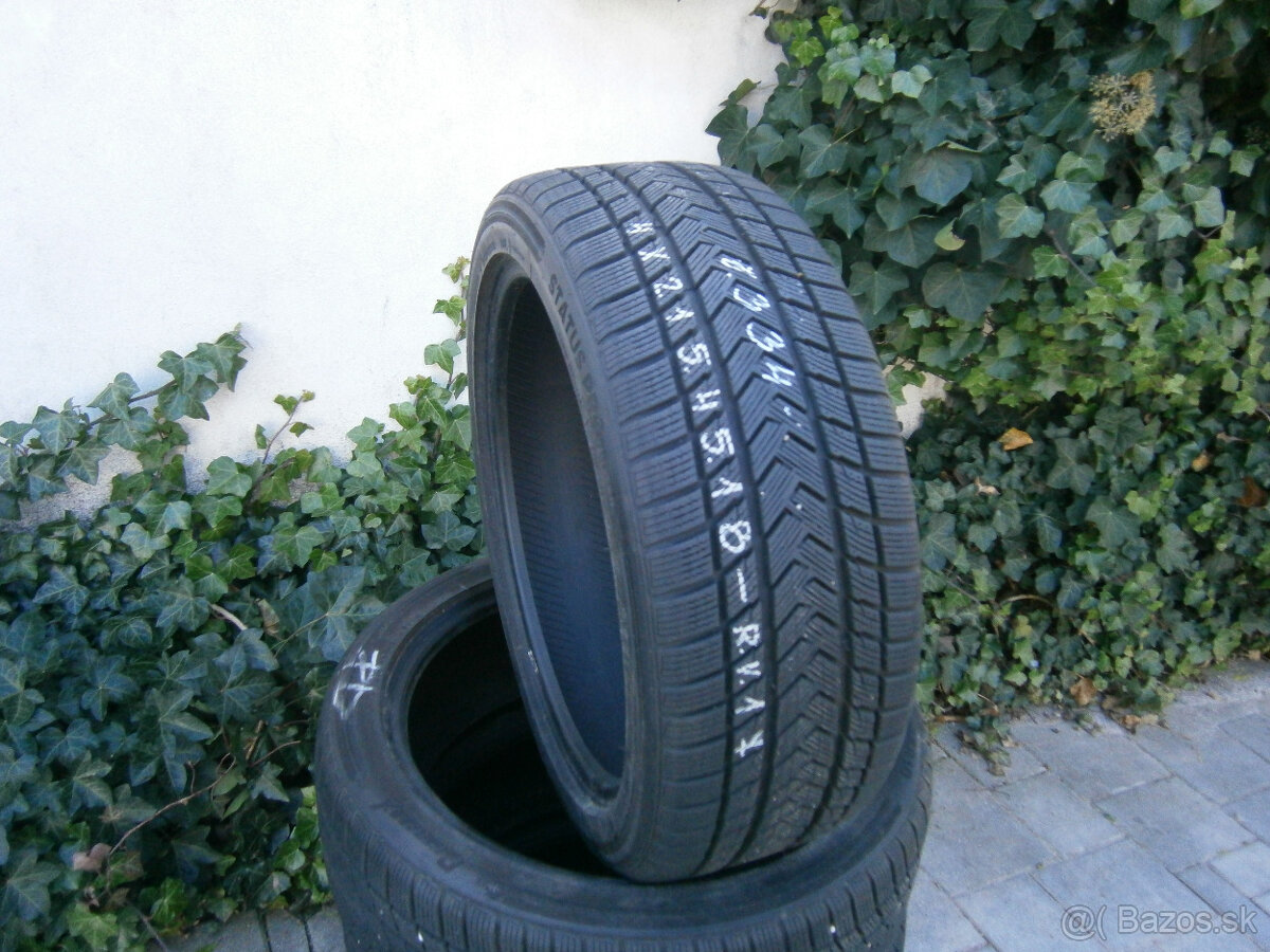 Predám 4x zimné pneu GRIPMAX 215/45 R18 93VXL