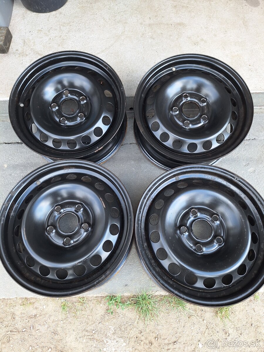 5x112 R15 plechové disky Škoda VW audi