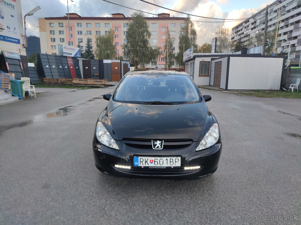 Peugeot 307 1.6 benzín 80Kw, 3 dverové