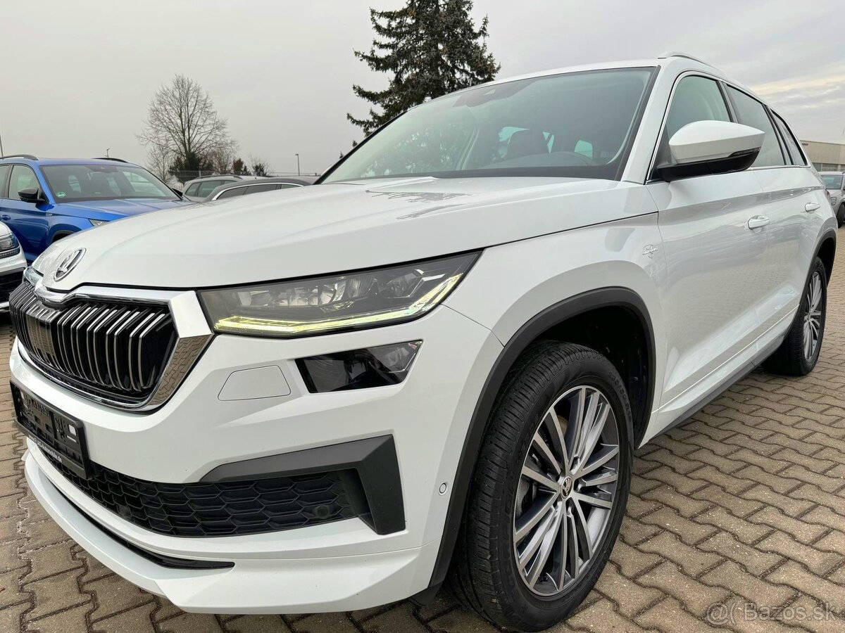 ✅️Škoda Kodiaq L&K 2.0.TDI 147KW 4x4,2022,Ťažné,360°kamery✅️