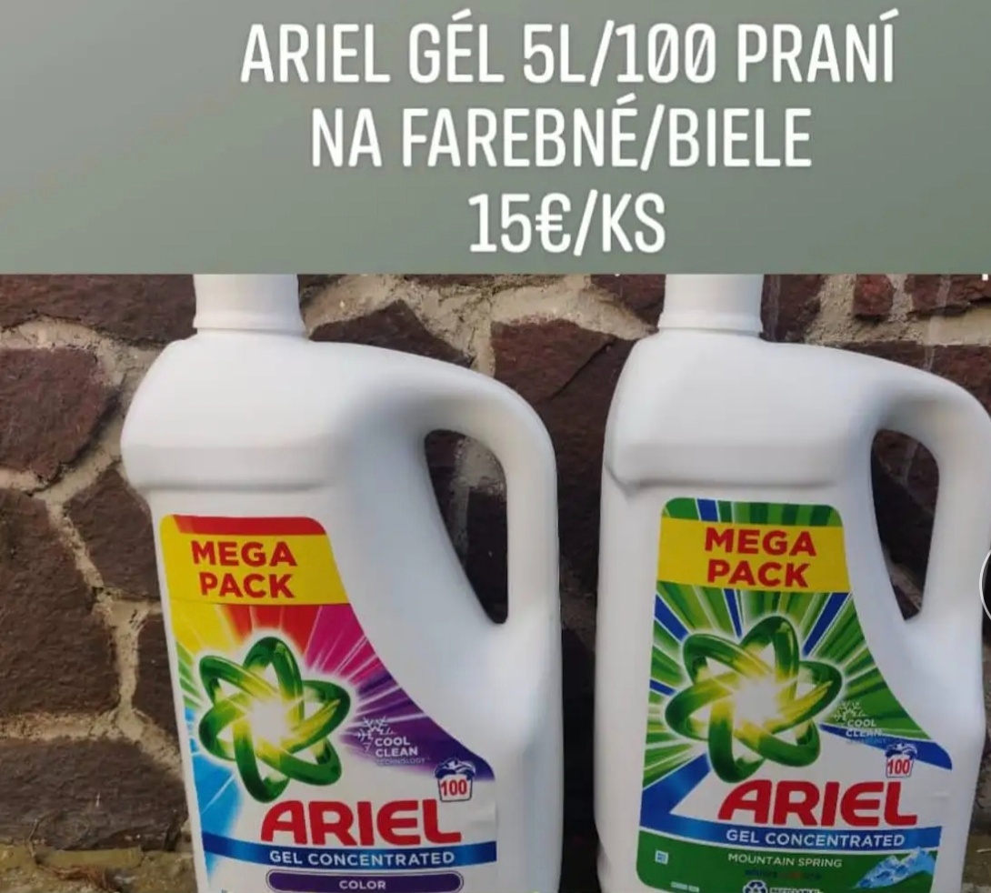 Ariel 5L/100 praní