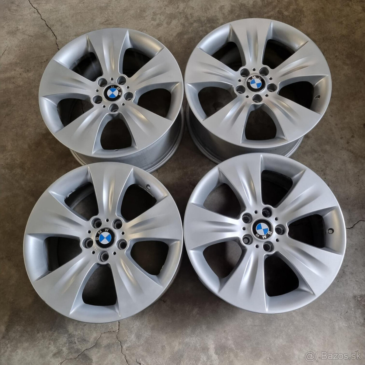 Originál BMW X5 strieborné disky 5x120 R19 ET48/ET53