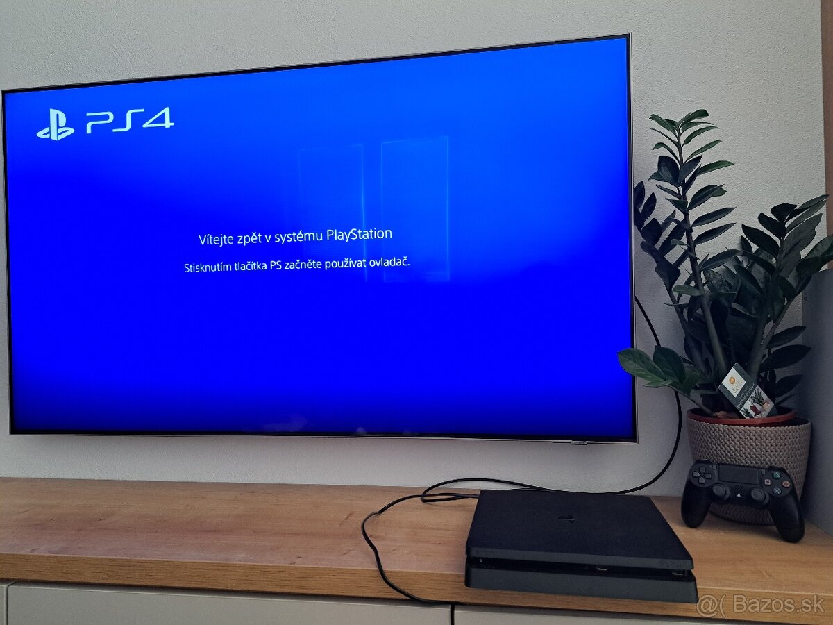 PS 4 Slim 1TB + 1x ovladac, HDMI a zdrojkabel, Playstation 4