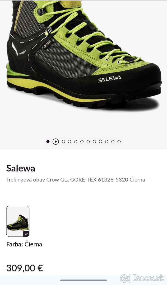 nove turisticke topanky SALEWA vibram goretex, velkost 41