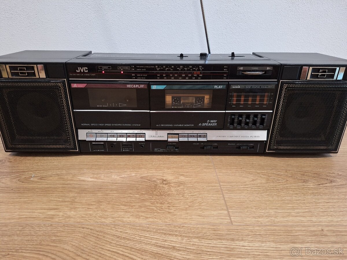 JVC PC-W35 rádiomagnetofón, Boombox