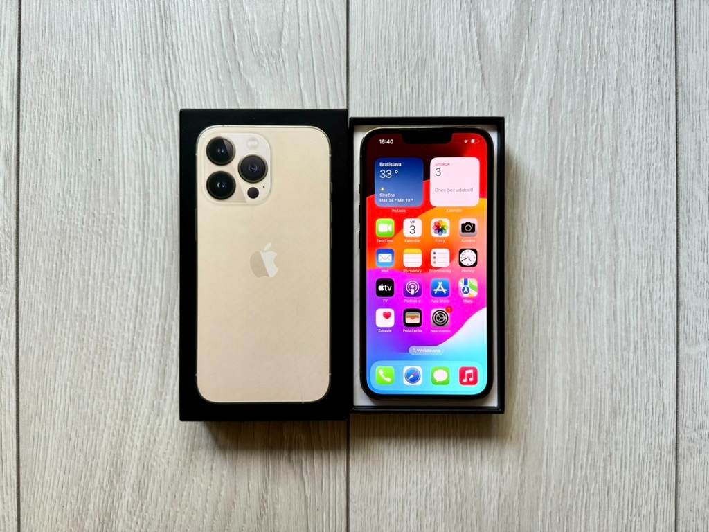 iPhone 13 Pro 128GB Gold TOP STAV