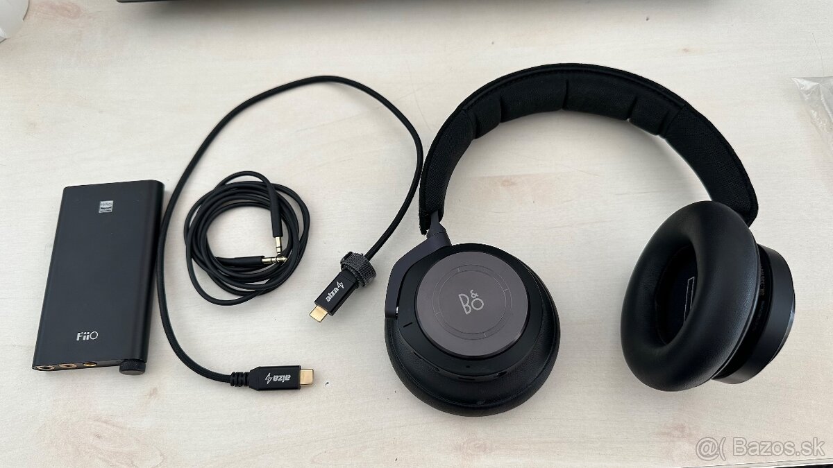 Slúchadlá BANG & OLUFSEN H9 3rd gen + FiiO Q3 MQA