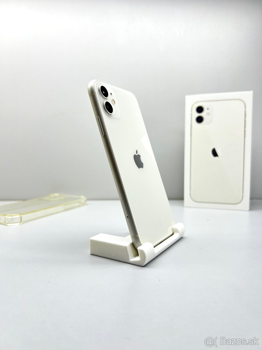 iPhone 11 WHITE NOVÁ BATÉRIA 100% TOP STAV