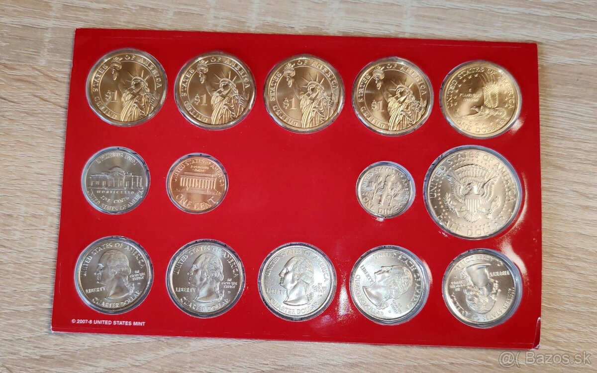 2008 USA Mint UNC Coin set , Denver