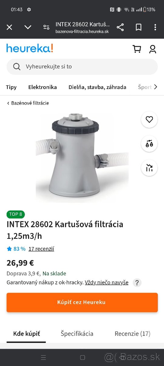 Kartusova filtracia