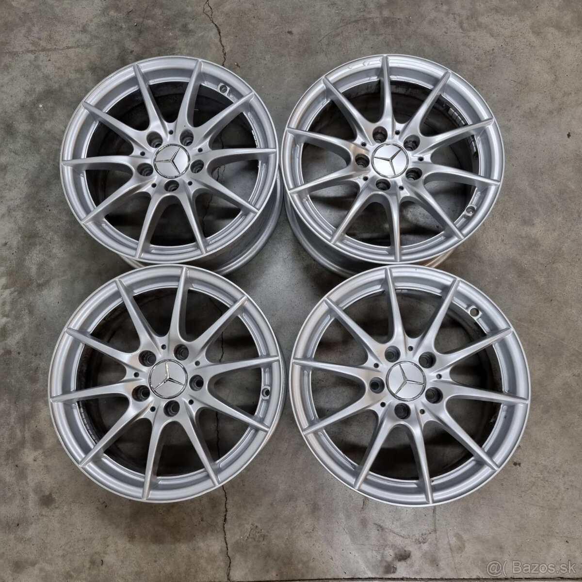 Originál Mercedes C disky 5x112 R16 ET43