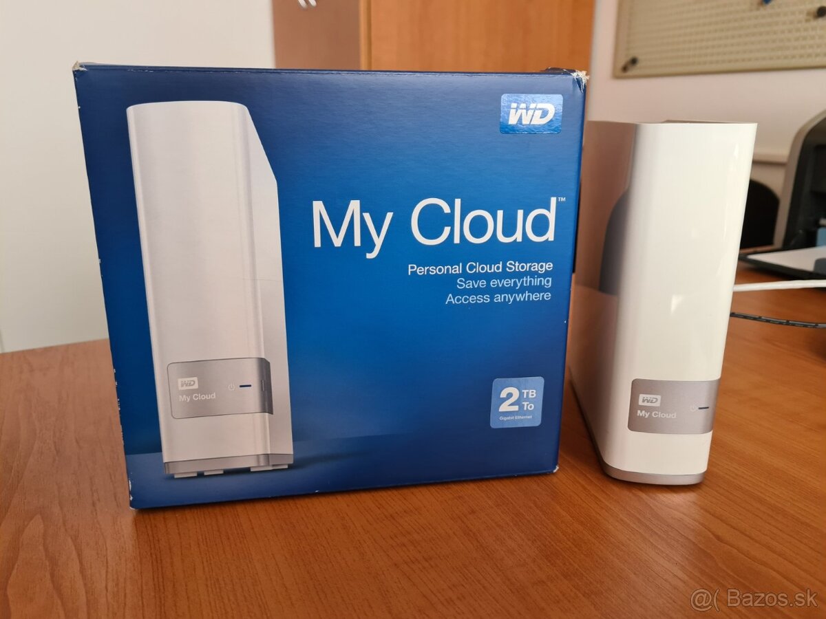 Predám NAS WD My Cloud 2TB