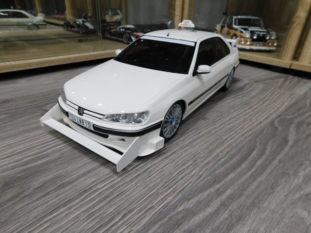 model auta Peugeot 406 Taxi Otto mobile 1:12