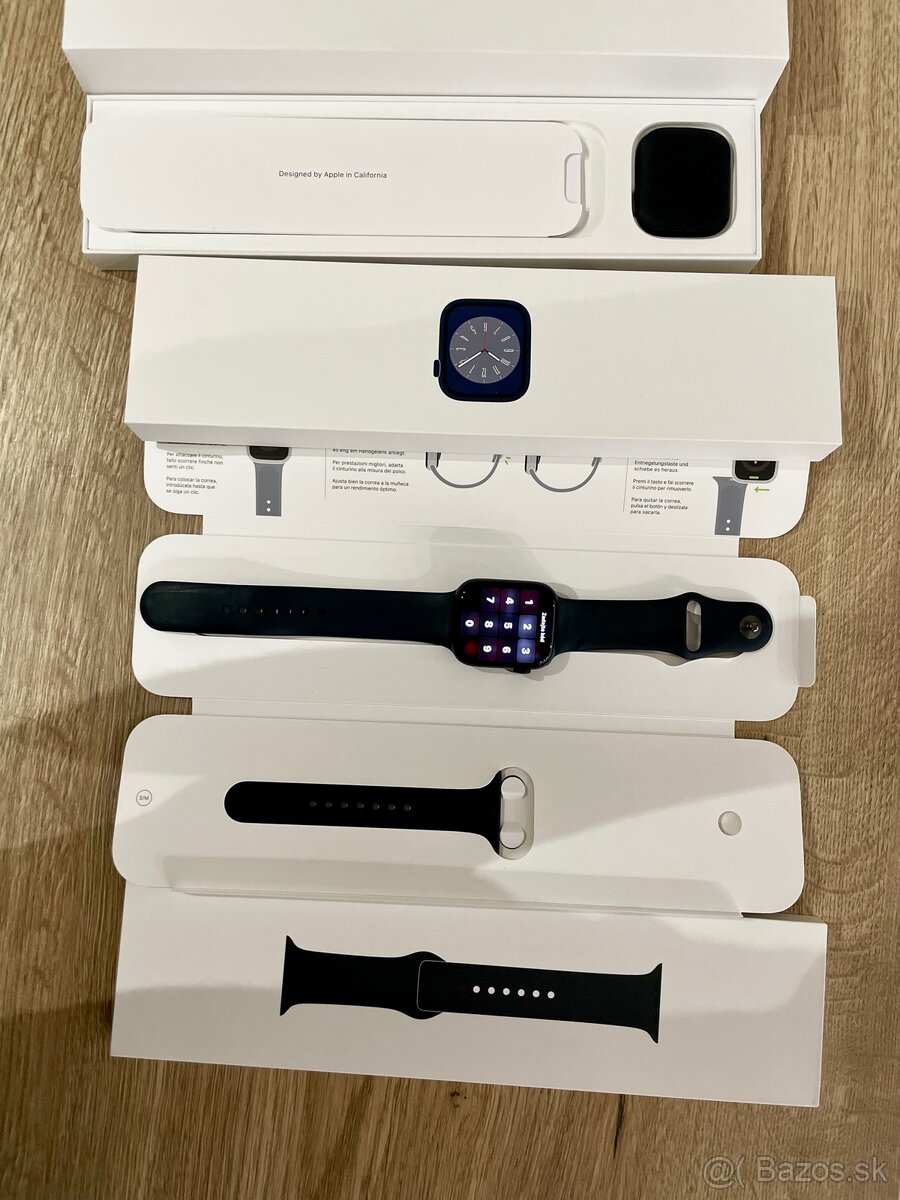 Na predaj: Apple Watch Series 8, 45mm – perfektný stav