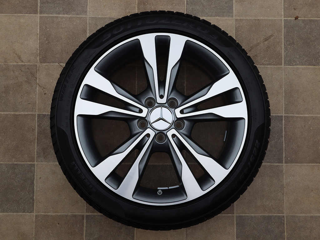 18" Alu kola = 5x112 = MERCEDES C-CLASS – ZIMNÍ + TPMS