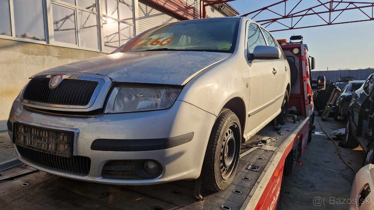 Škoda Fabia 1,2i 7kw kód motora: BME