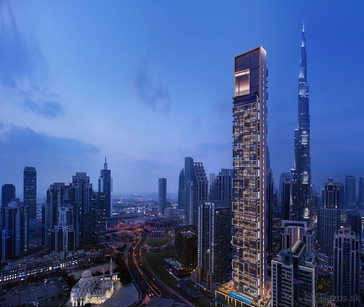 Apartmány vo výškovej rezidencii v downtowne Dubaja