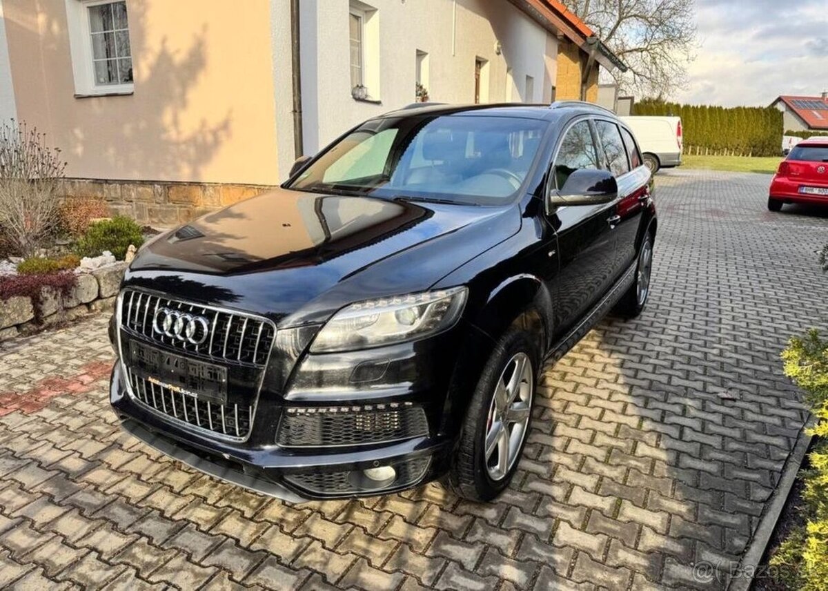 Audi Q7 S-Line 3,0 TDi 4x4 kůže tažné nafta automat 180 kw