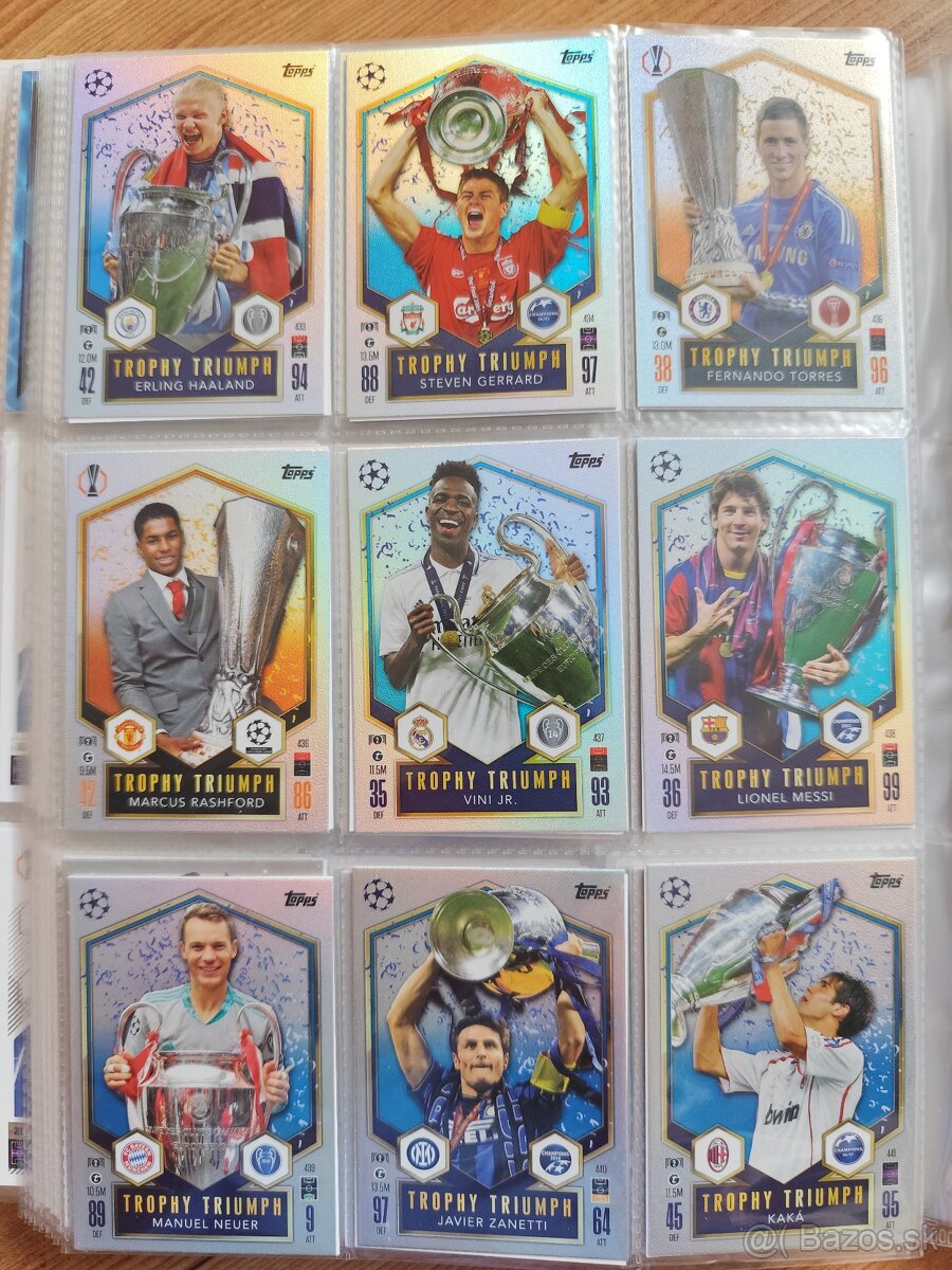 Futbalové kartičky Match Attax 2024/25 Trophy Triumph