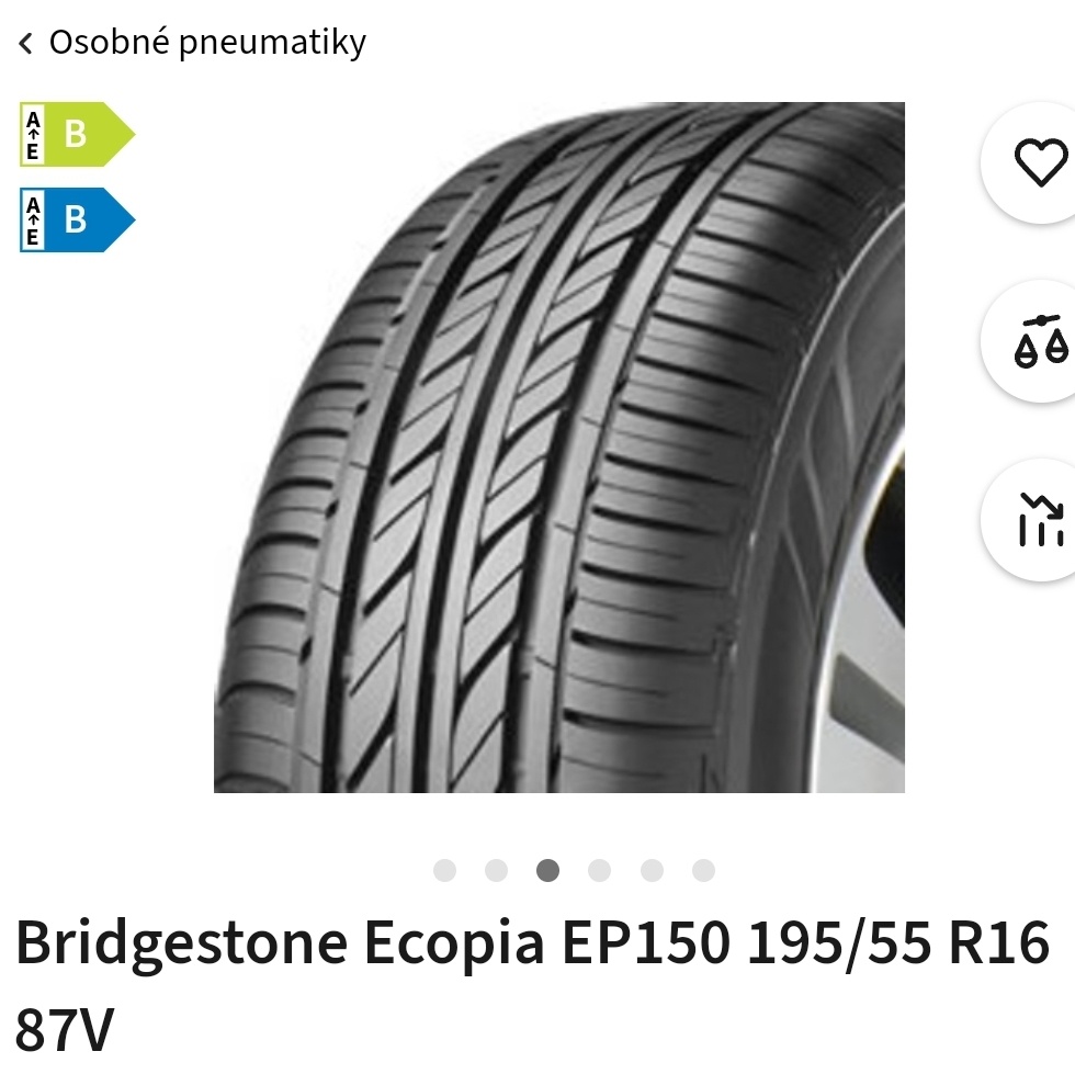 Bridgestone Ecopia EP150 195/55 R16 87V