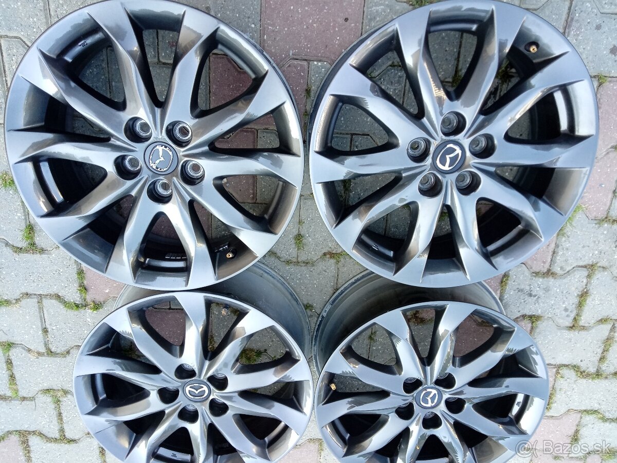 MAZDA 18"ORIGINÁLNE HLINÍKOVÉ DISKY+KIA, HYUNDAI, TOYOTA