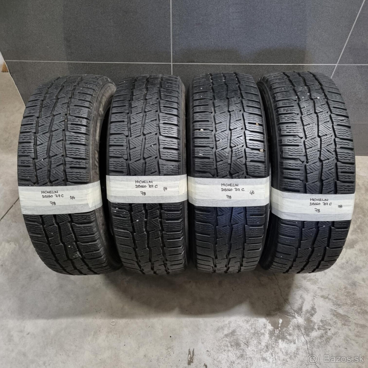 Dodávkové zimné pneu 215/60 R17C MICHELIN