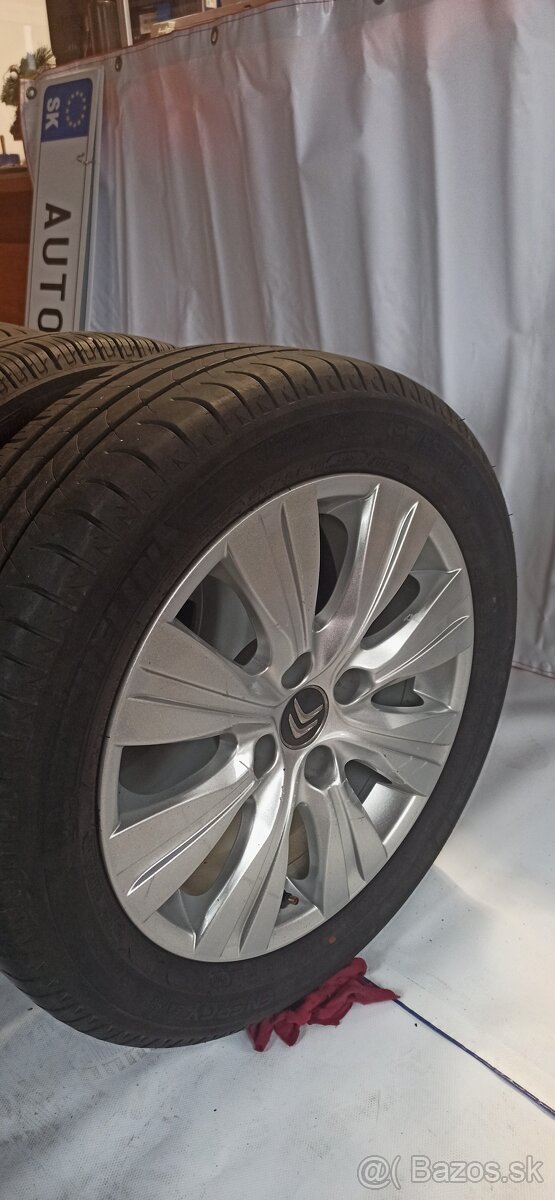 Predám Elektróny 4x108 s pneumatikami,195/55 R16 Michelin