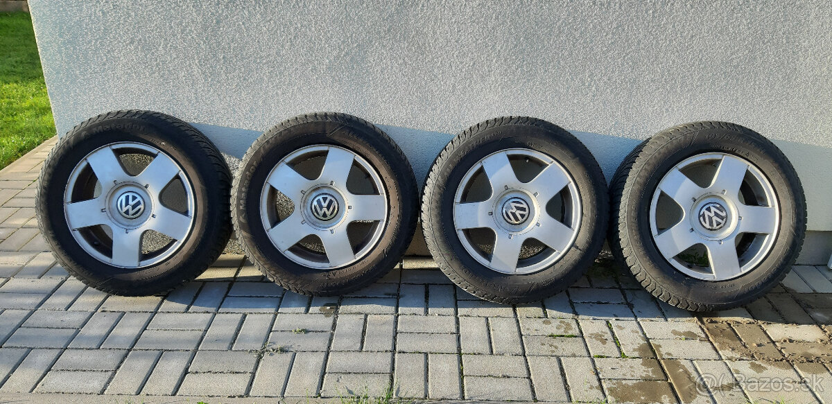 Predam celorocne kolesa na VW Golf 4 - 195/65 r 15