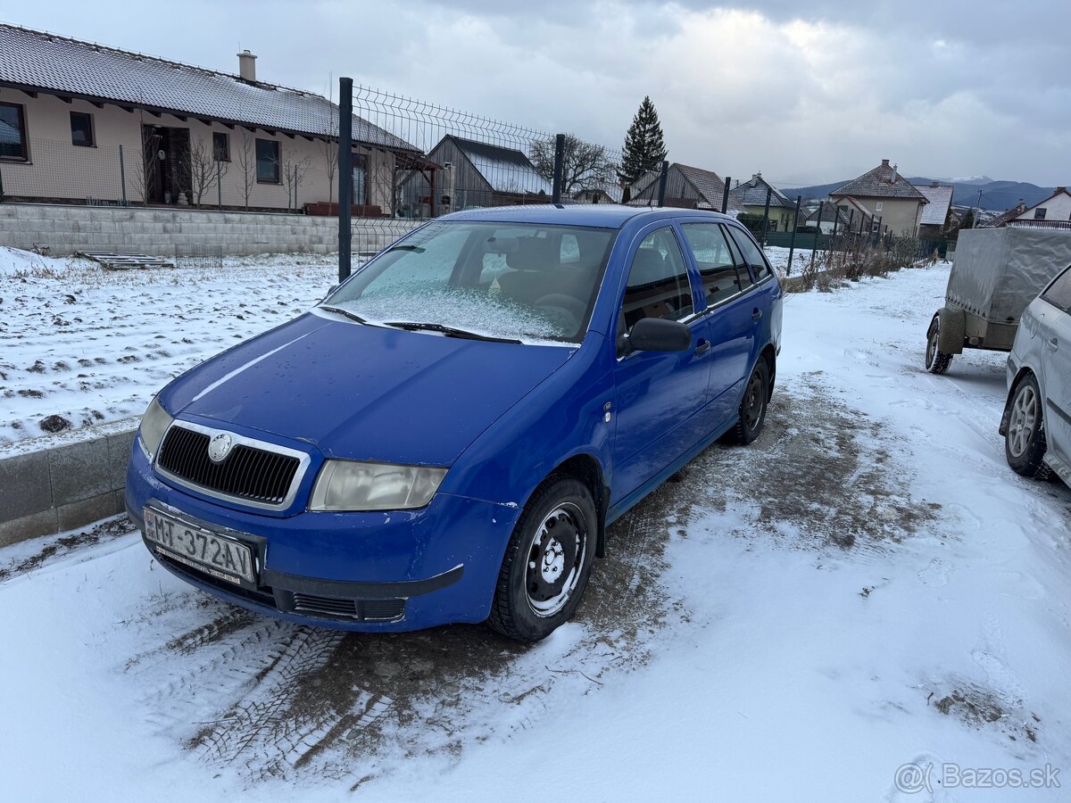 Škoda Fabia combi 1.4i 50kW r.v 2002