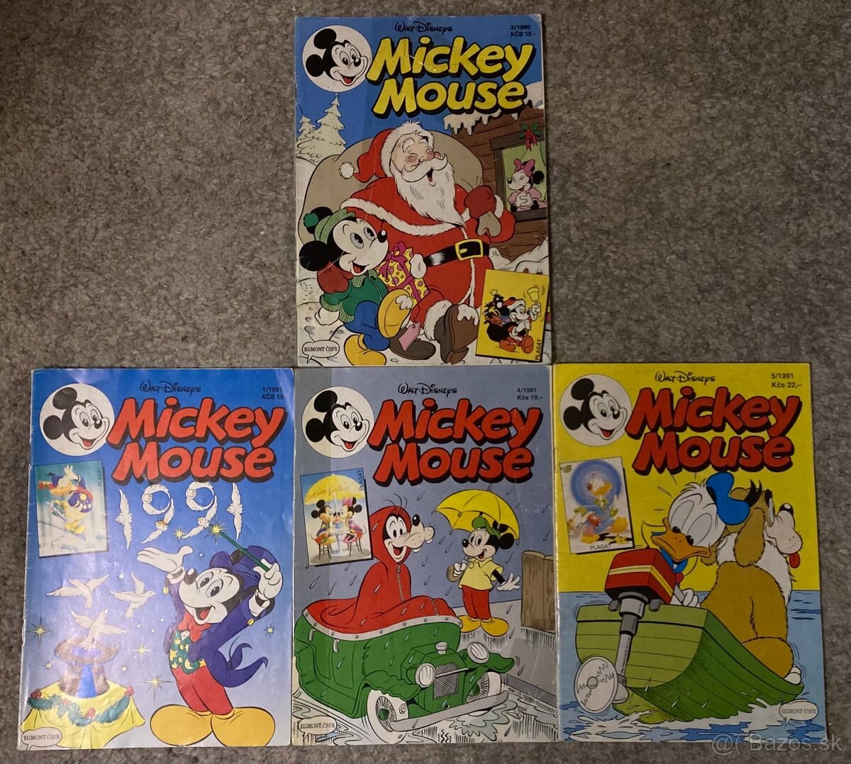 Mickey Mouse retro časopisy